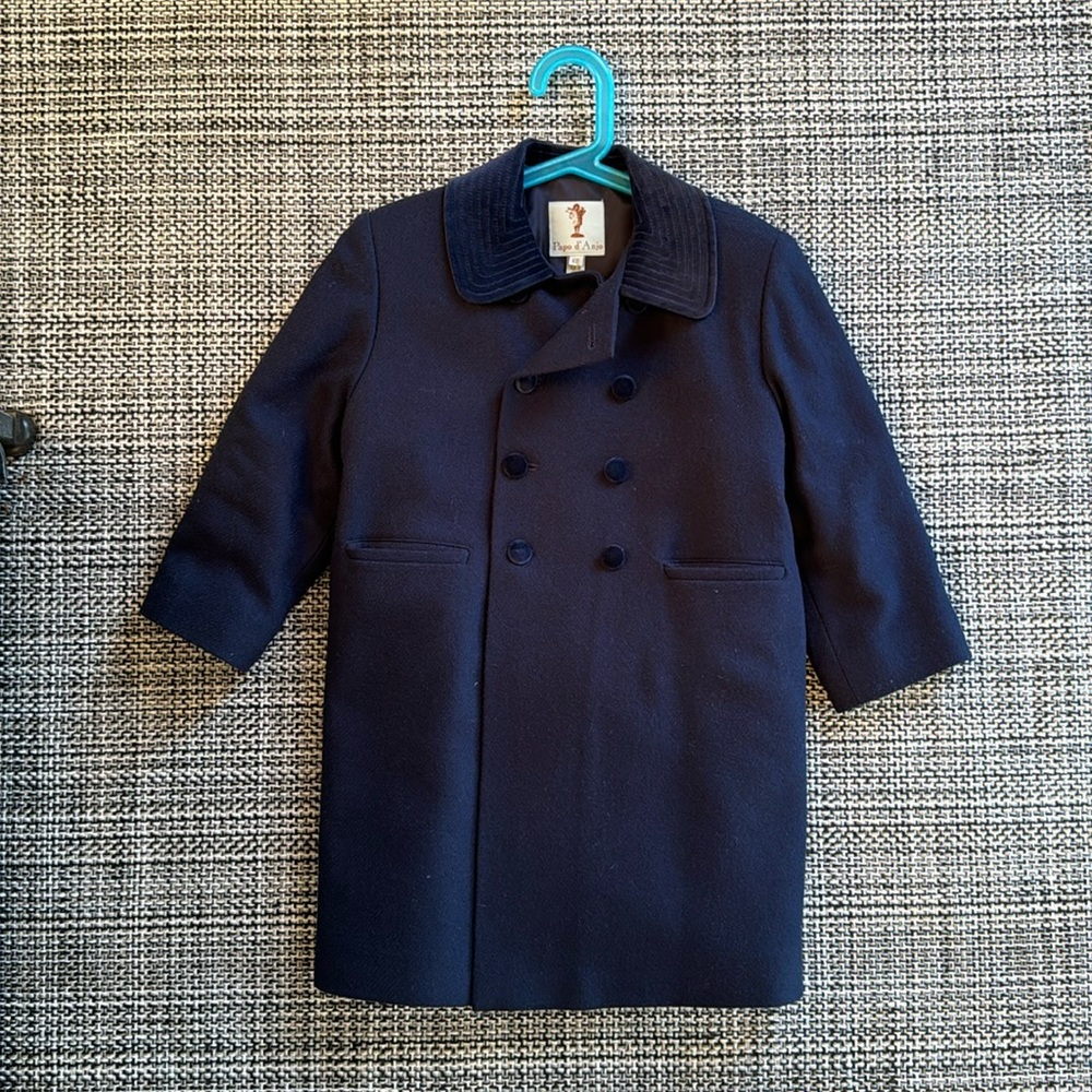 Papo D’Anjo boys double breasted coat